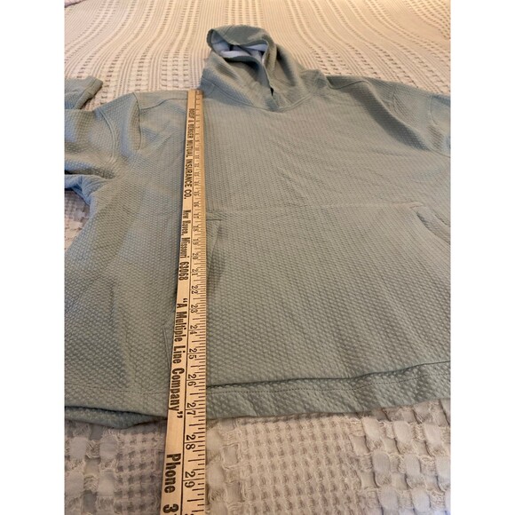 All in Motion Hoodie Jacket Pullover Textured Unisex  Size XL Sage Green - Picture 9 of 11